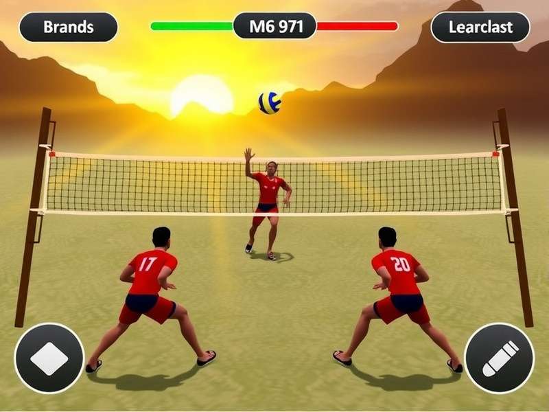 Himalayan Volley Masters gameplay screenshot